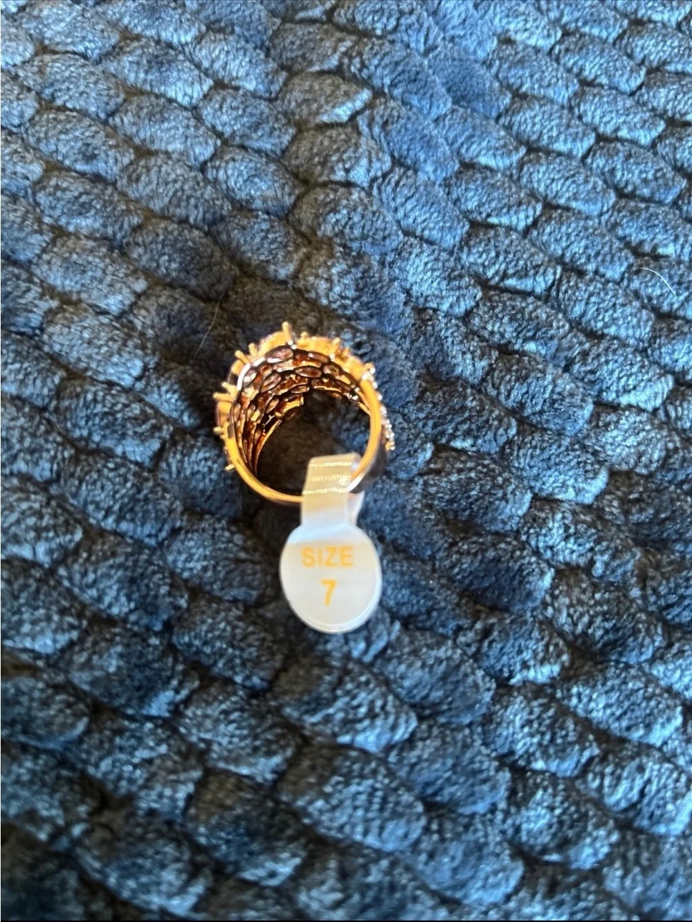 Bomb party ring, size 7